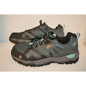 Nwot MERRELL Work Fullbench 2 SD Steel Toe Shoes J17736, Women's sz 7 M Black